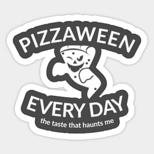 Pizzaween (Pizza ghost) Sticker